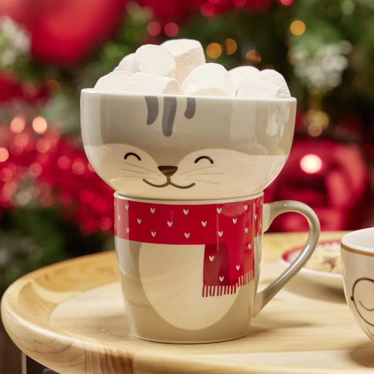 Mug 35,5cl avec bol chat 52cl>Gifi Shop