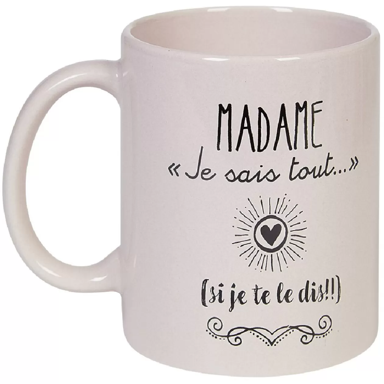 Mug avec inscription 2 modèles>Gifi Discount