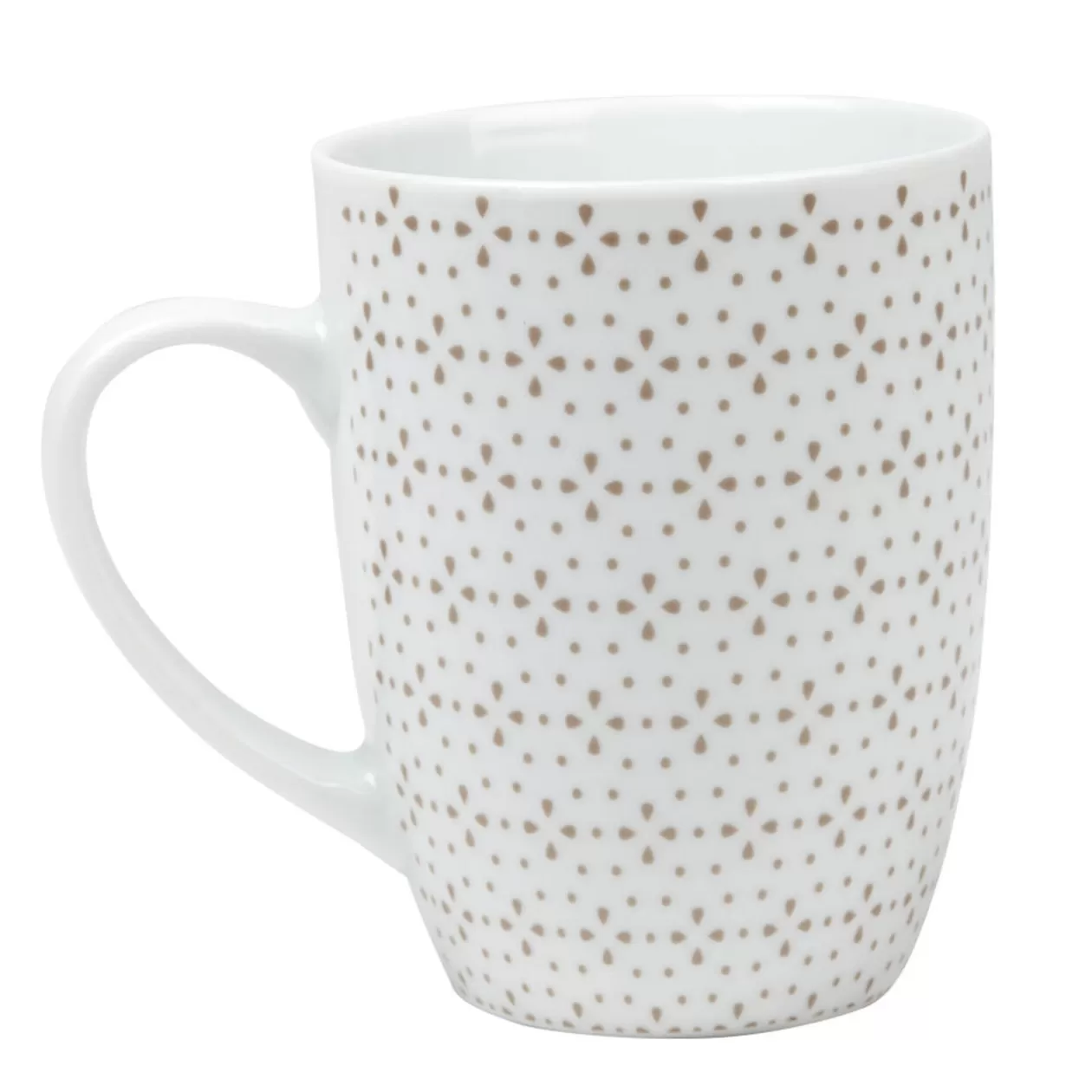 Mug blanc à motif taupe>Gifi Flash Sale