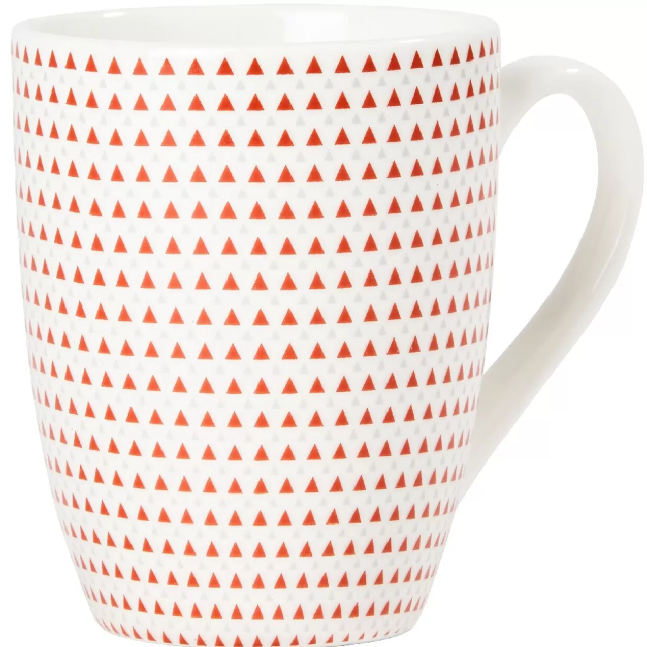 Mug blanc triangles rouges>Gifi Cheap