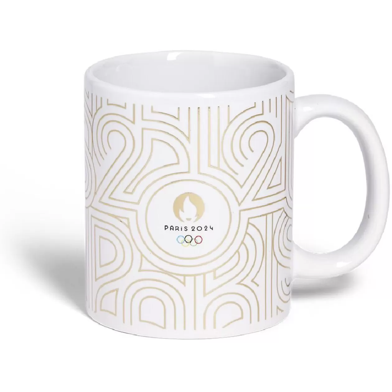 Mug céramique blanc JO Paris 2024 30cL>Gifi Hot