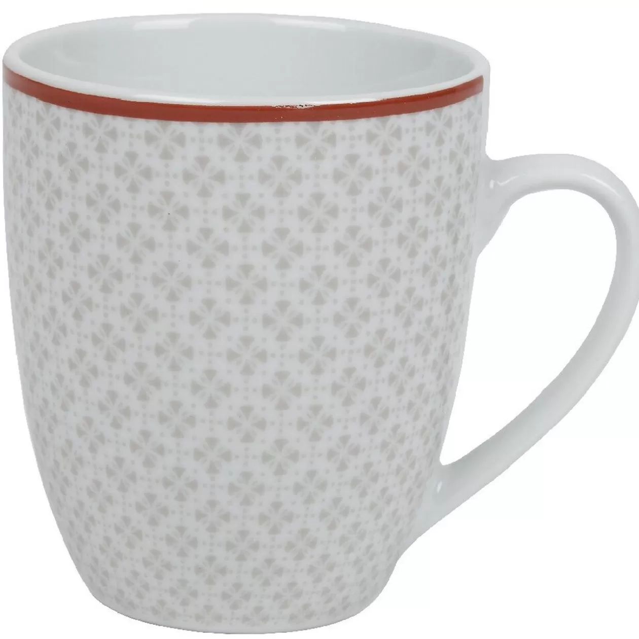 Gifi Mug design oreige bord orange et motifs gris< Vaisselle Et Accessoires De Table
