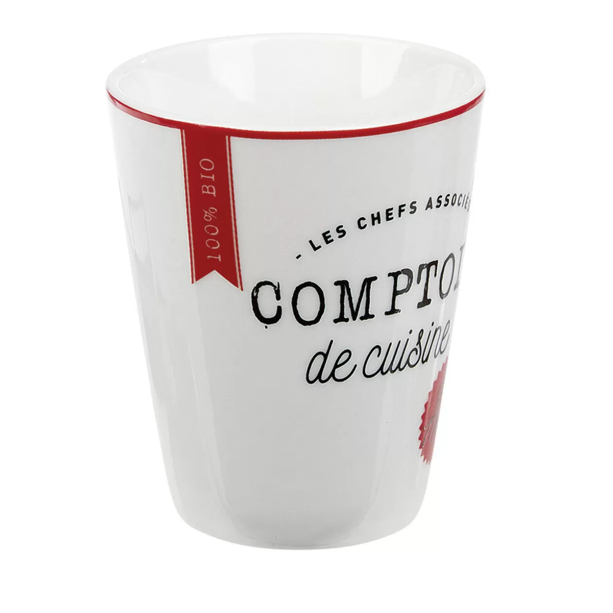 Mug en porcelaine rouge pois blanc 20 cl x4>Gifi Store