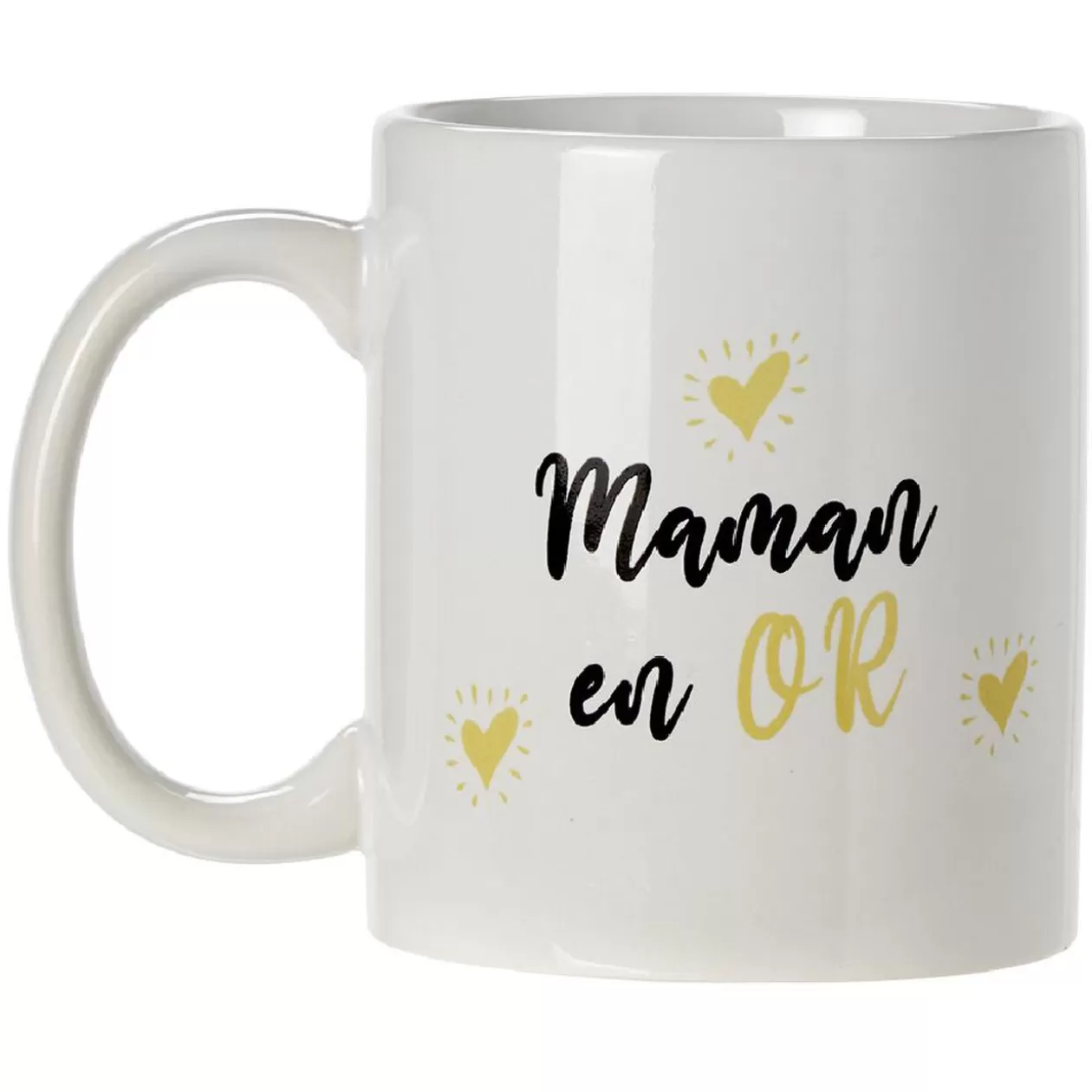 Mug imprimé Papa ou Maman en or>Gifi Outlet
