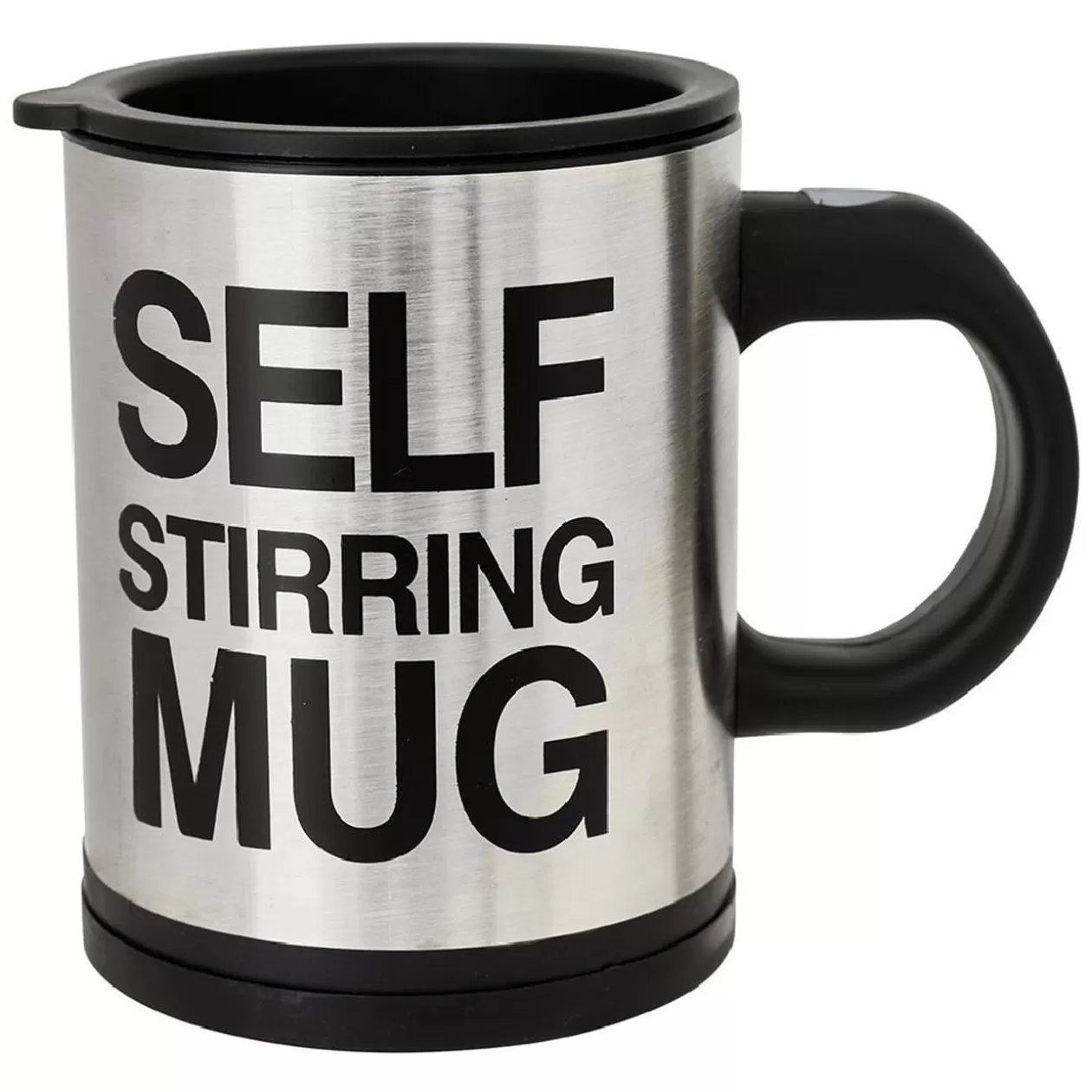 Mug mélangeur automatique inscription Self Stirring Mug 350 ml>Gifi Hot