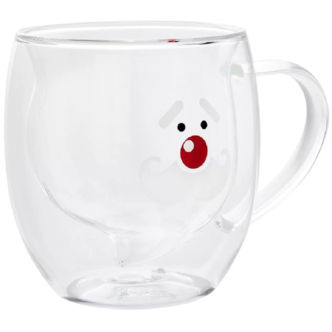Mug Noël verre double paroi 30cl - 2 modèles>Gifi Best