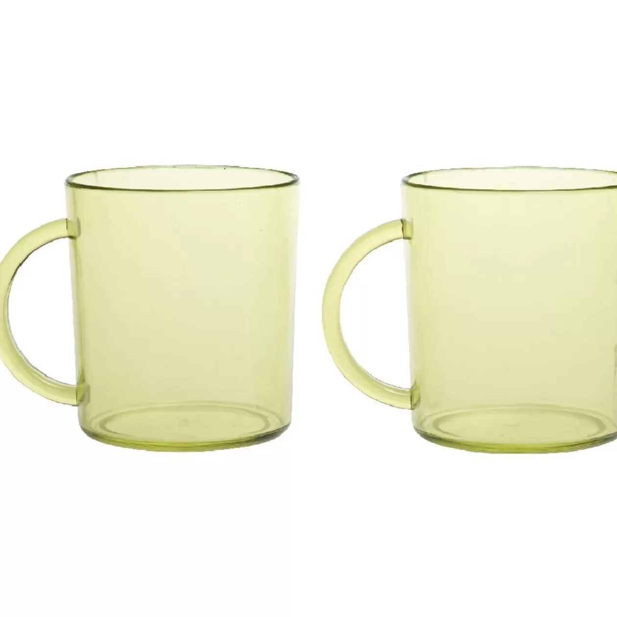 Mug plastique vert x2>Gifi Discount
