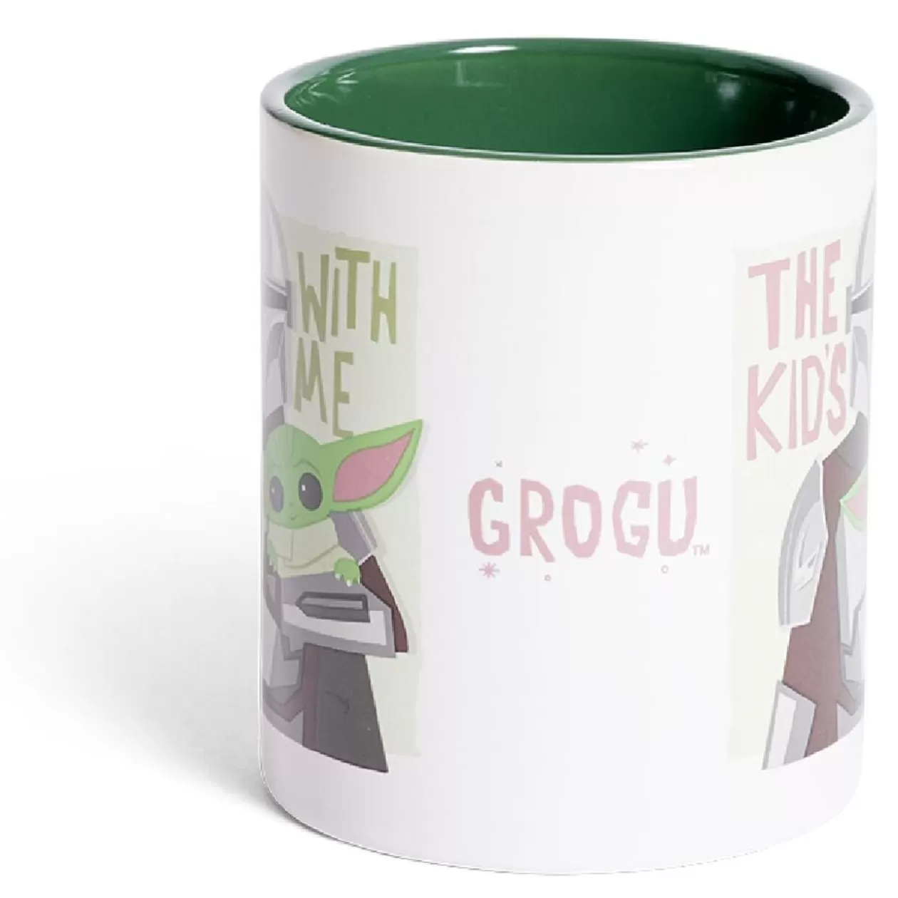 Mug Star Wars Mandalorian Storm Trooper blanc et vert 315ml>Gifi Flash Sale