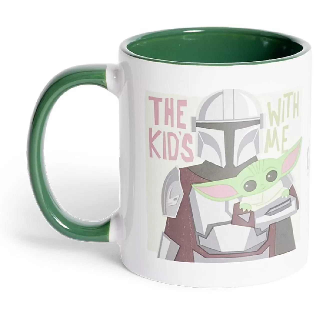 Mug Star Wars Mandalorian Storm Trooper blanc et vert 315ml>Gifi Flash Sale