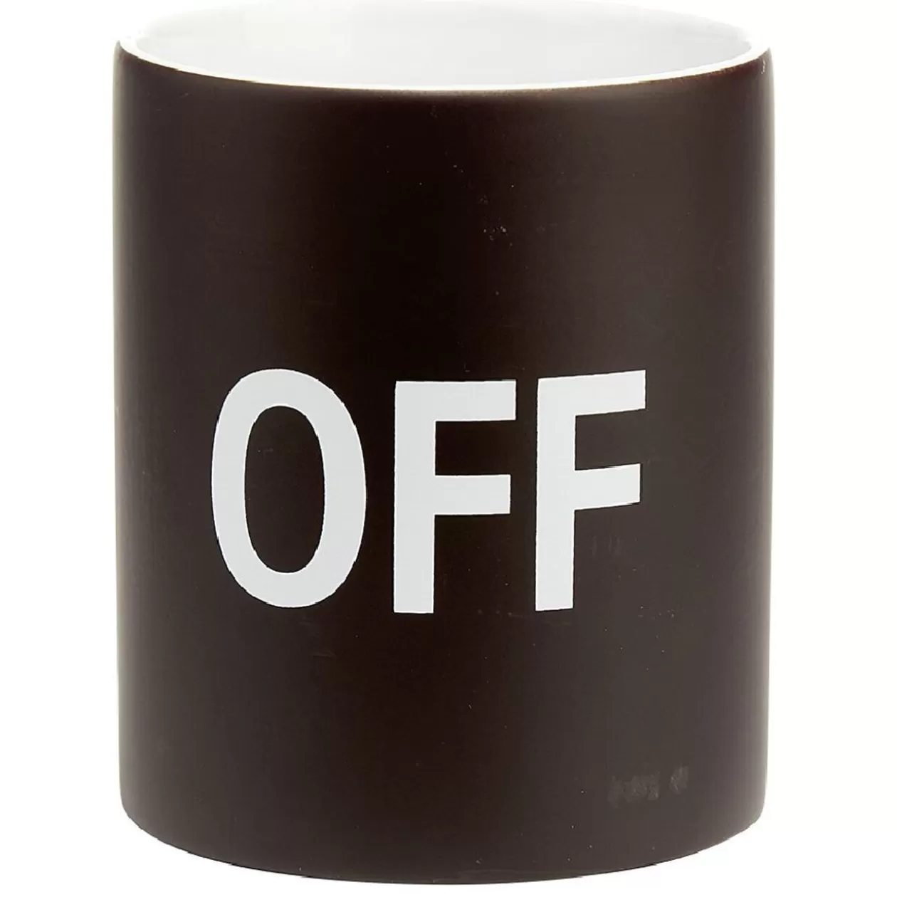 Mug thermique ON chaud OFF froid noir et blanc>Gifi Shop