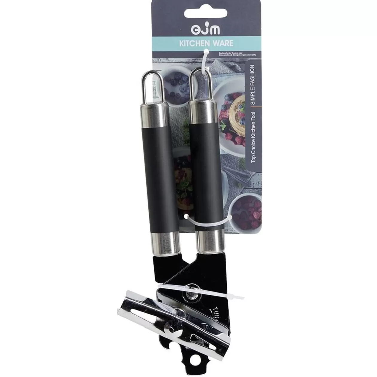 Gifi Ouvre-boîte en inox avec pince ergonomique en plastique L.20cm< Préparation Culinaire