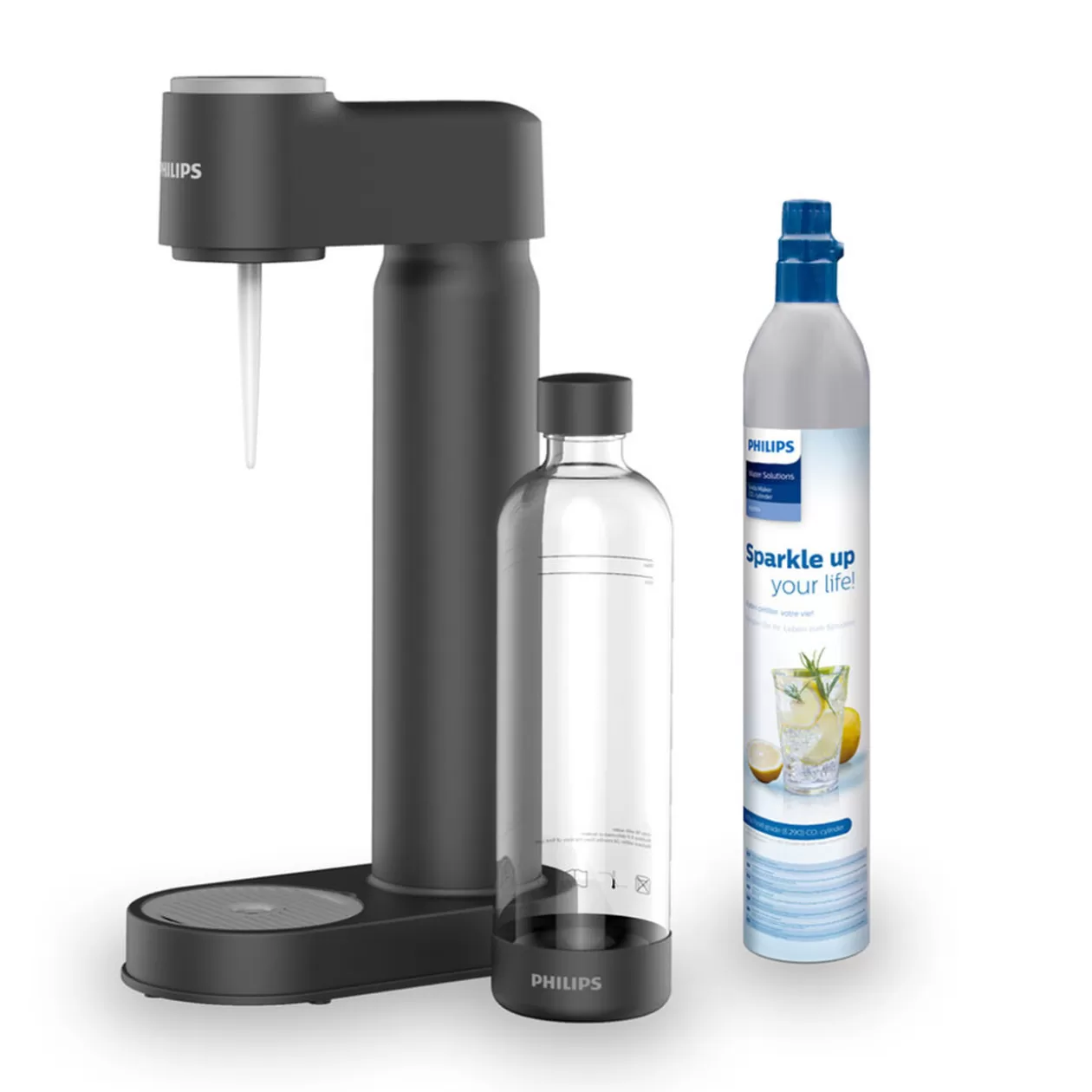 Gifi Pack machine à soda lite Noir< Petit Électroménager
