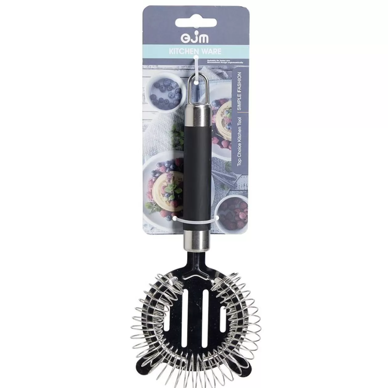 Gifi Passoire à cocktail en inox avec manche en plastique L.21,5cm< Préparation Culinaire