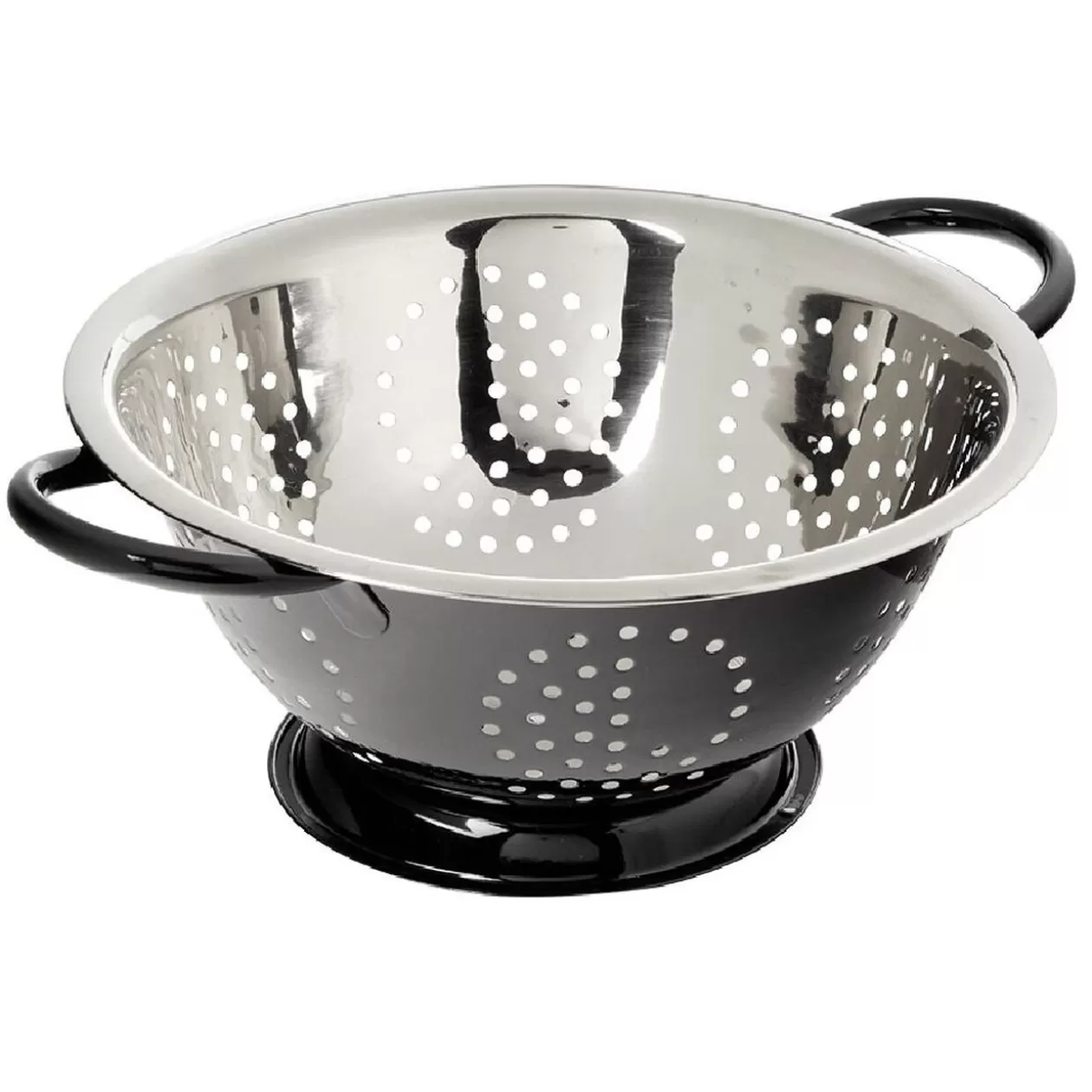 Gifi Passoire ronde en inox noir et gris< Préparation Culinaire