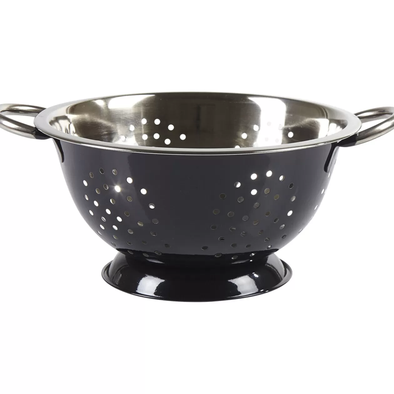 Gifi Passoire ronde en inox noir et gris< Préparation Culinaire