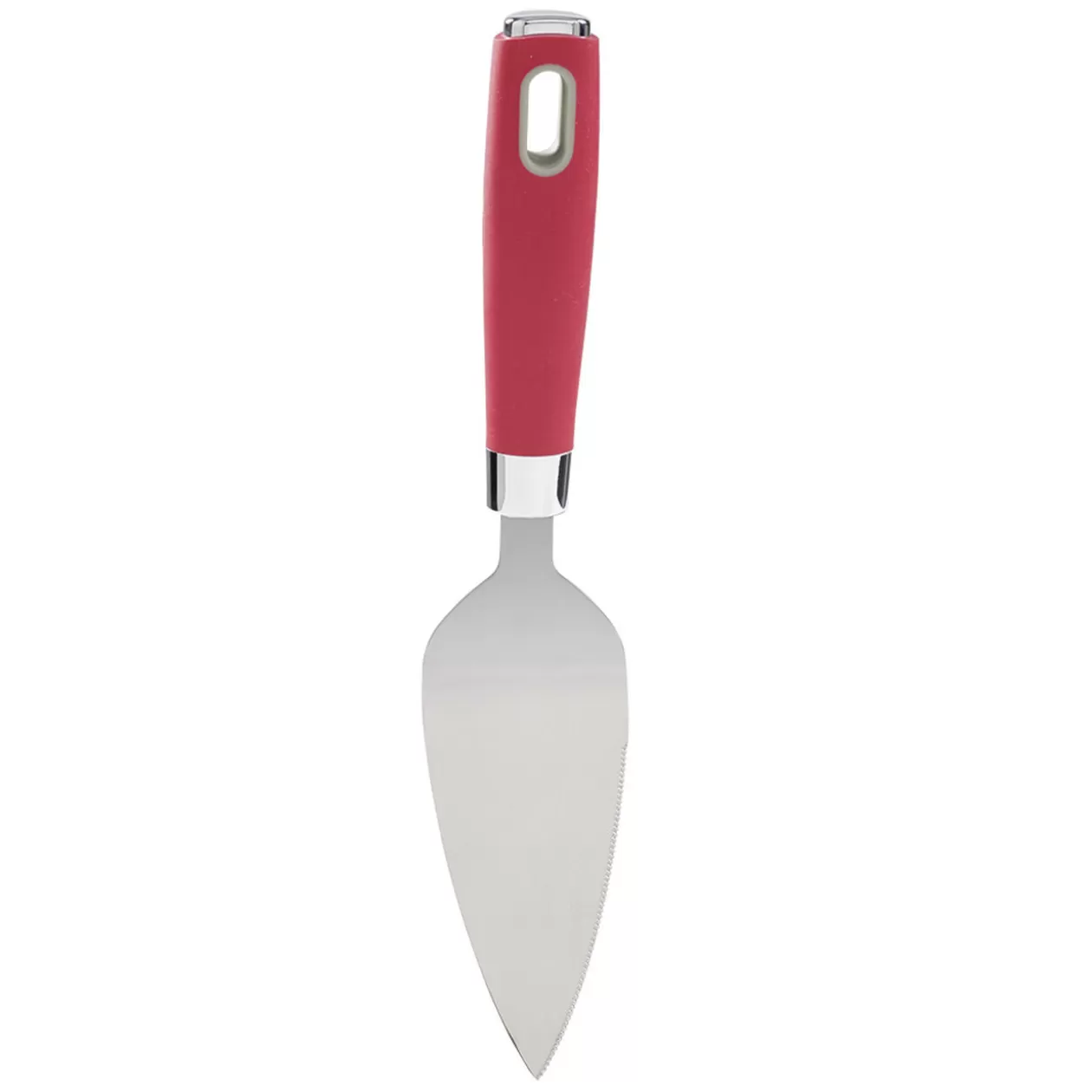 Gifi Pelle à tarte inox manche polypropylène rouge< Préparation Culinaire