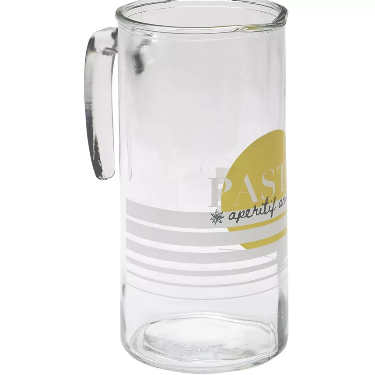 Pichet broc en verr inscription Pastis apéritif anisé 1L>Gifi Best Sale