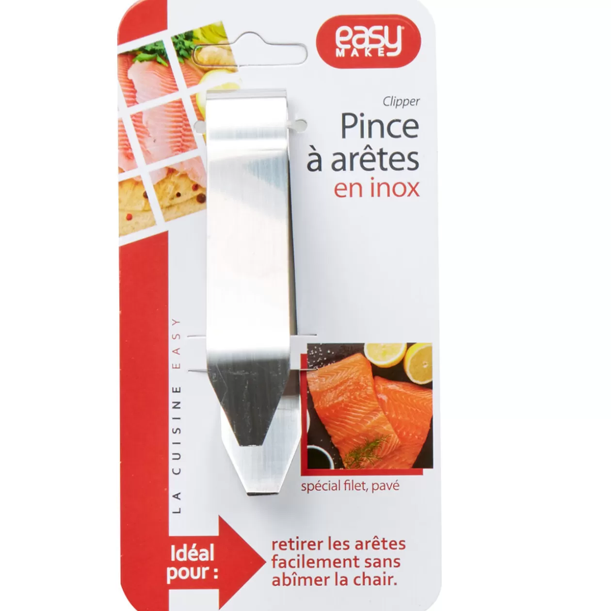 Gifi Pince à arrêtes de poisson inox< Préparation Culinaire