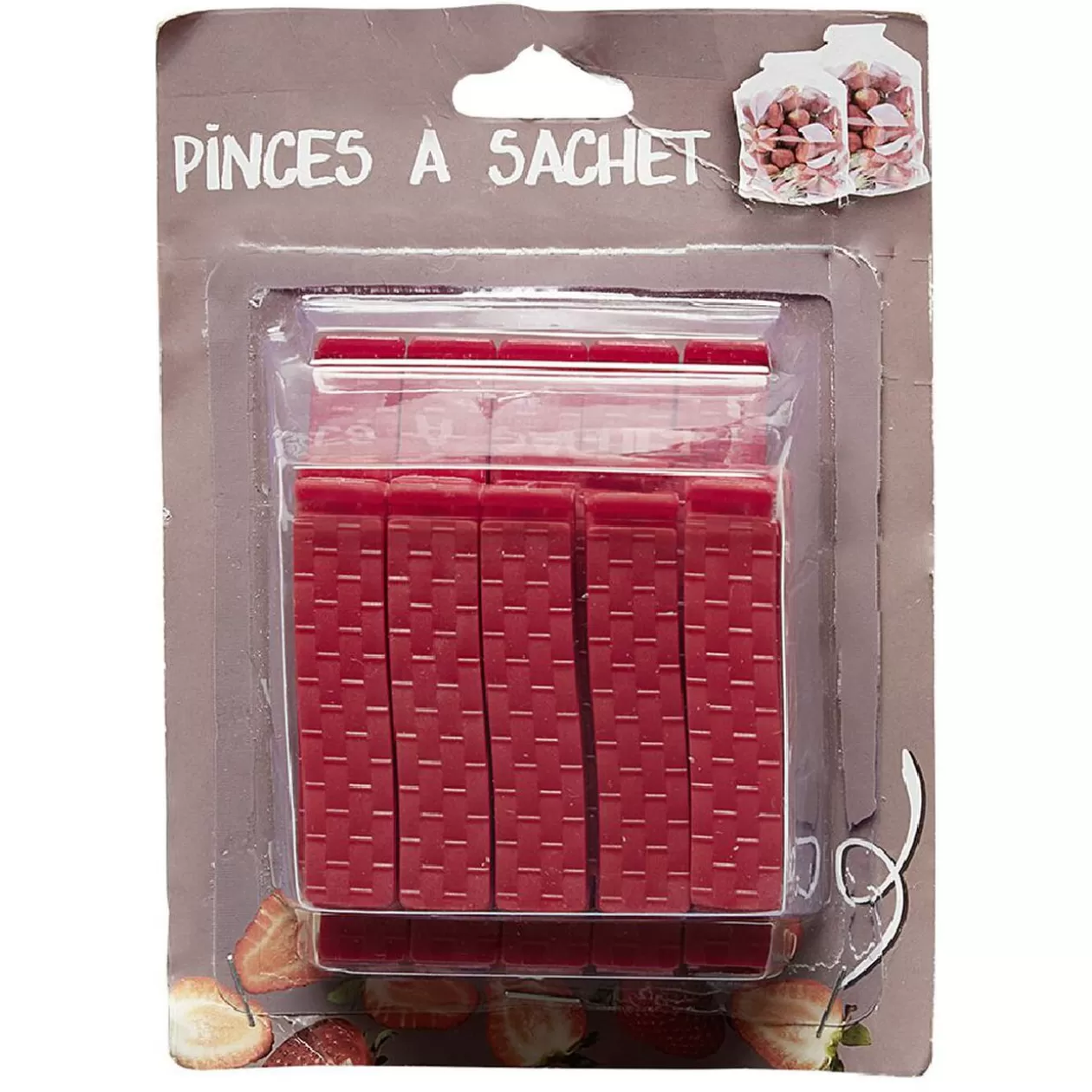 Gifi Pince à sachet alimentaire x20< Conservation Alimentaire