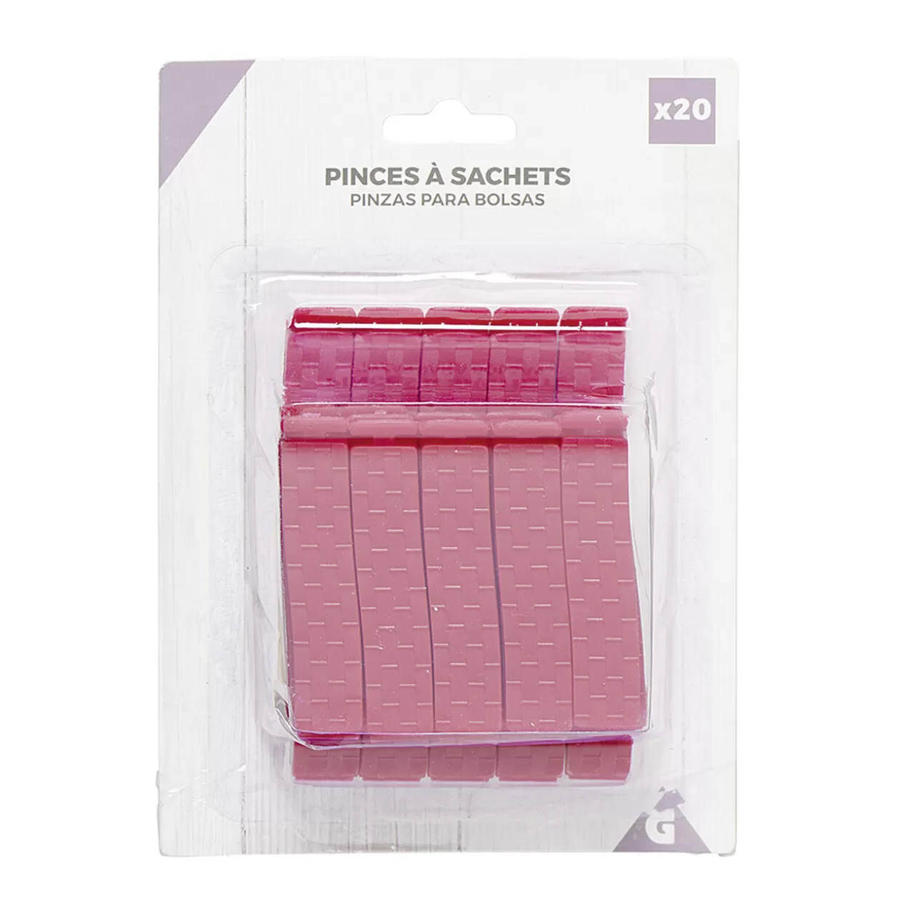 Gifi Pince à sachet rouge x20< Conservation Alimentaire