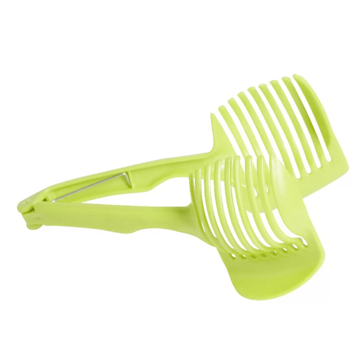 Gifi Pince découpe légumes plastique vert L18,5cm< Préparation Culinaire