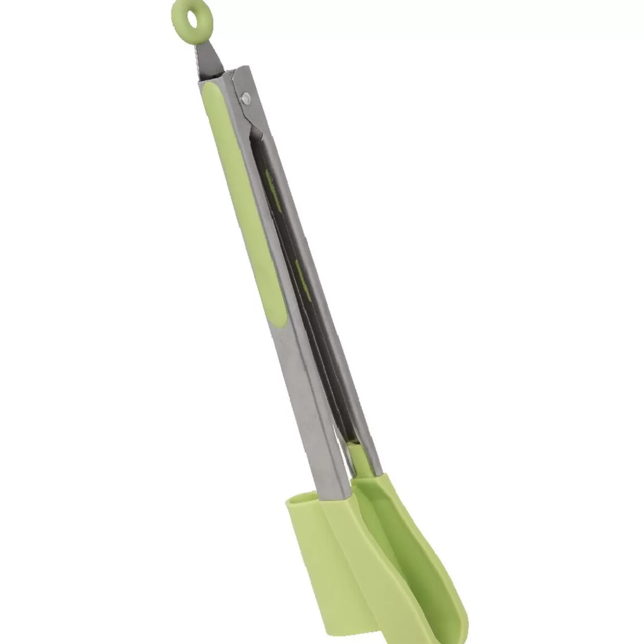 Gifi Pince spatule 2 en 1 inox silicone vert< Préparation Culinaire
