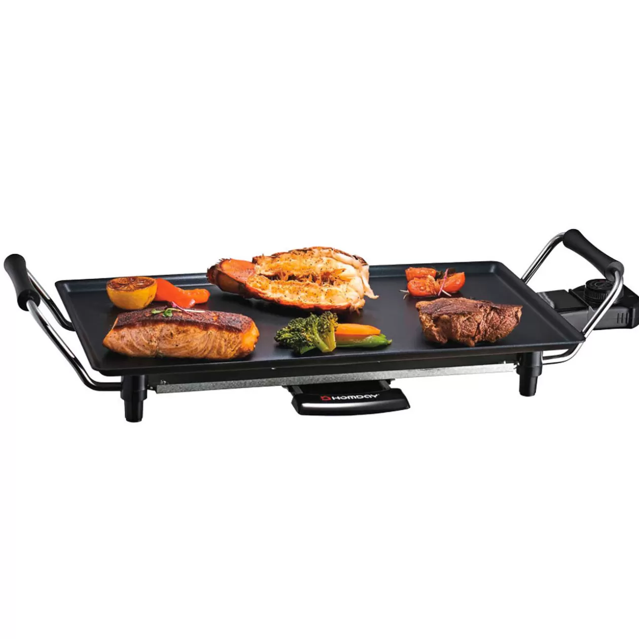 Gifi Plancha électrique aluminium Homday 2000W< Petit Électroménager