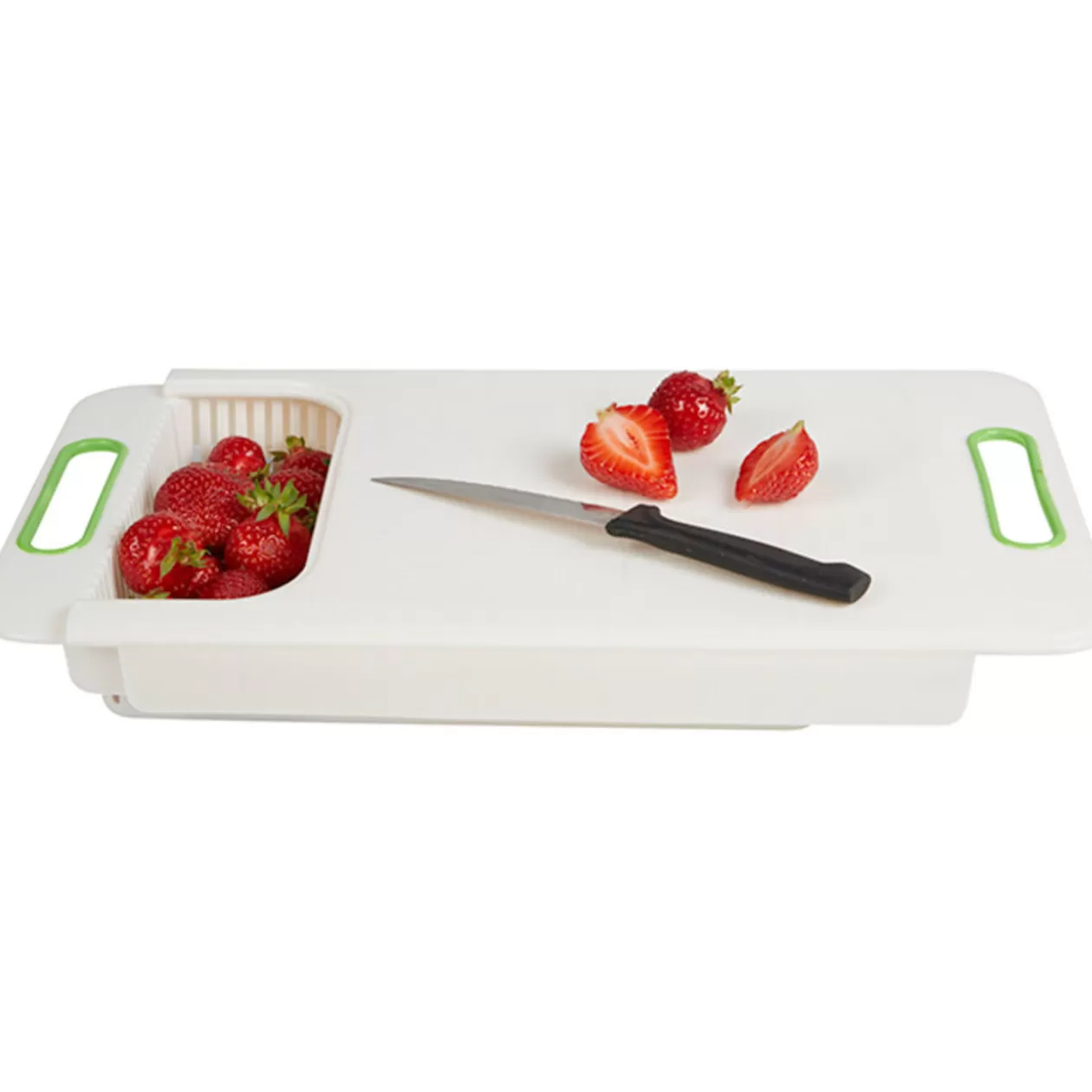 Gifi Planche à découper avec passoire< Préparation Culinaire