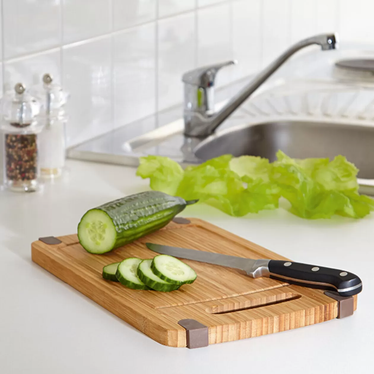 Gifi Planche à découper bambou< Préparation Culinaire