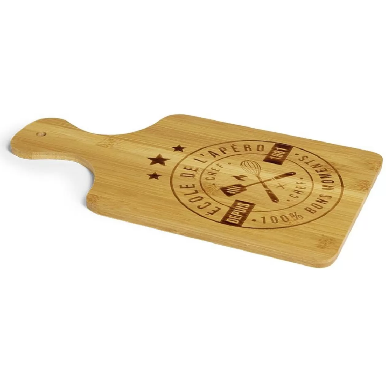 Planche à découper bambou École de l'apéro 33x18,5cm>Gifi Best Sale