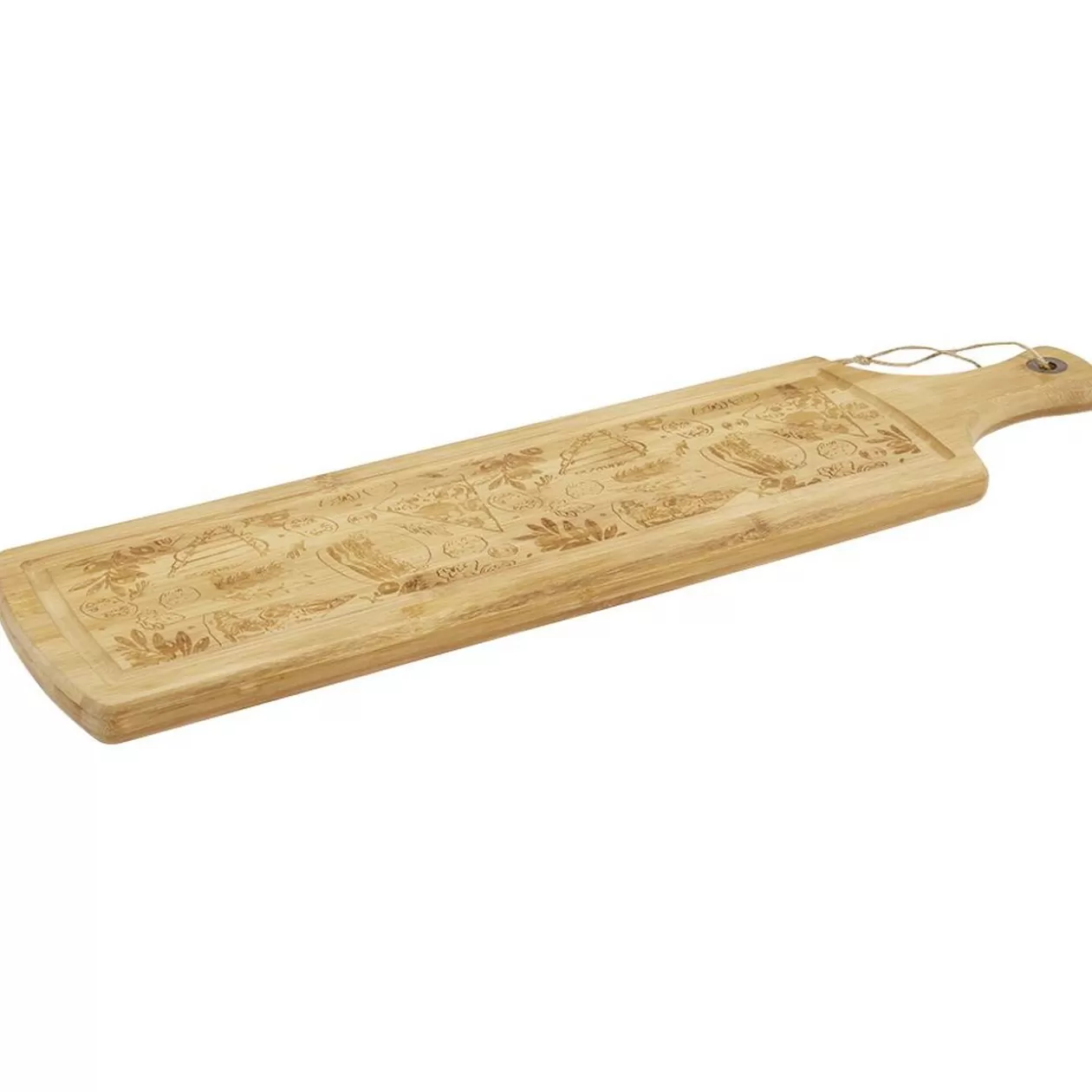Gifi Planche à découper en bambou - 59,5x15,5xép2cm< Préparation Culinaire