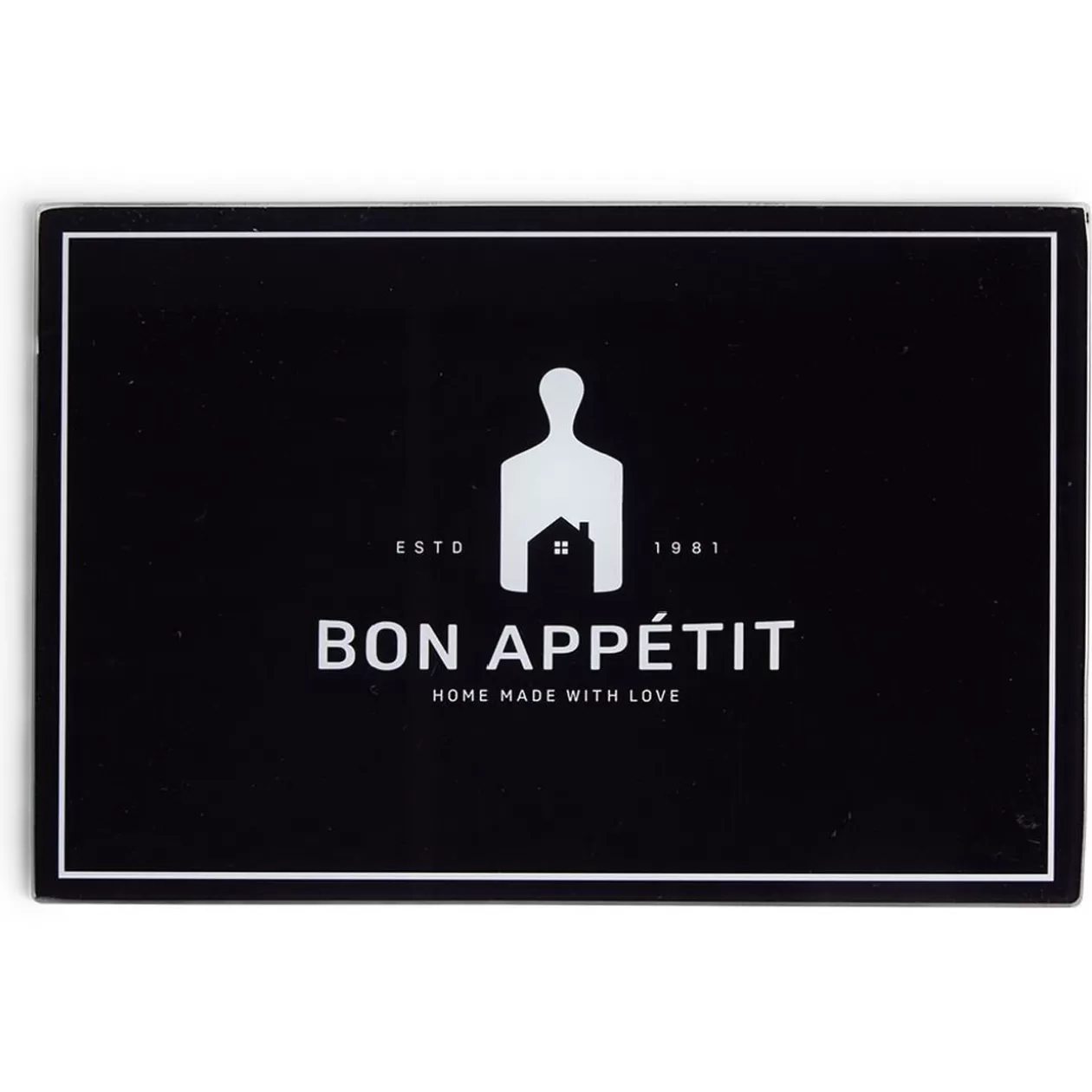 Gifi Planche à découper en verre design Bon appétit - 30x20cm< Préparation Culinaire