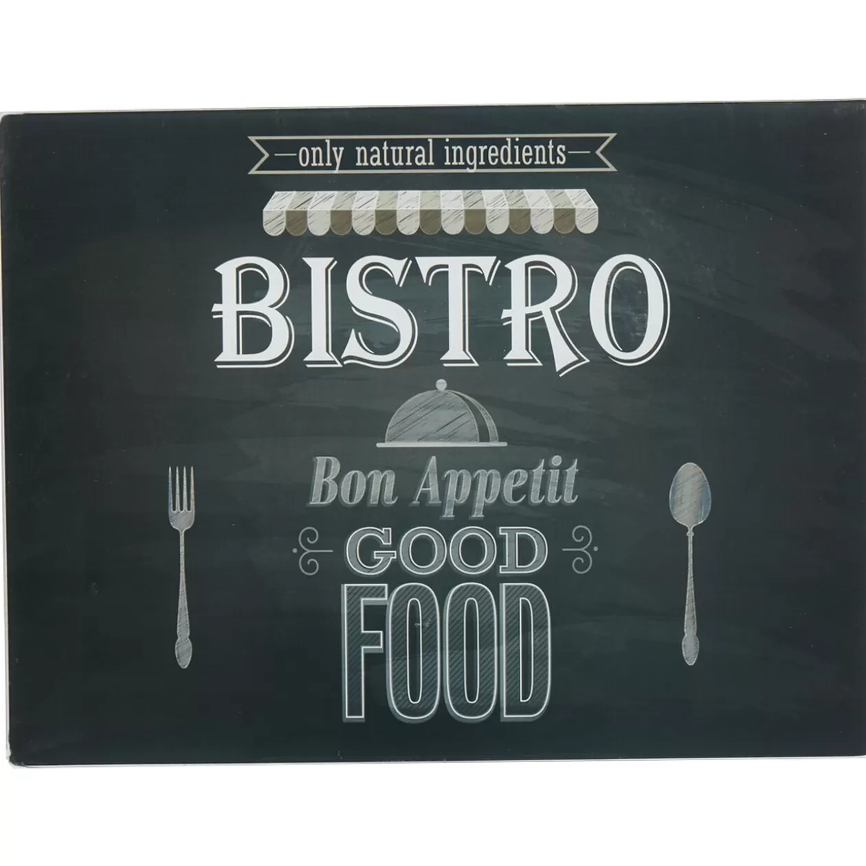 Gifi Planche à découper noire design bistrot< Préparation Culinaire