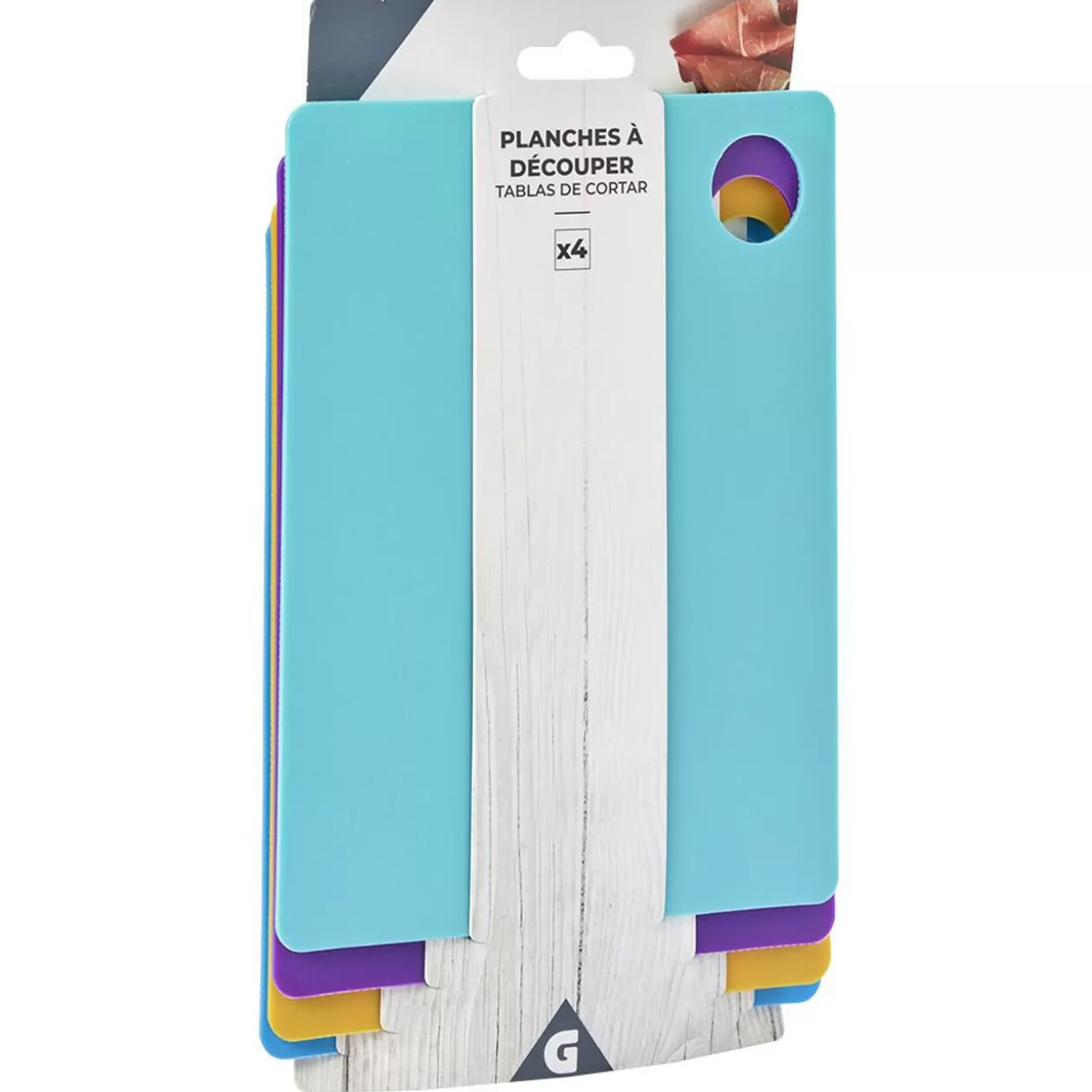 Gifi Planche à découper x4< Préparation Culinaire