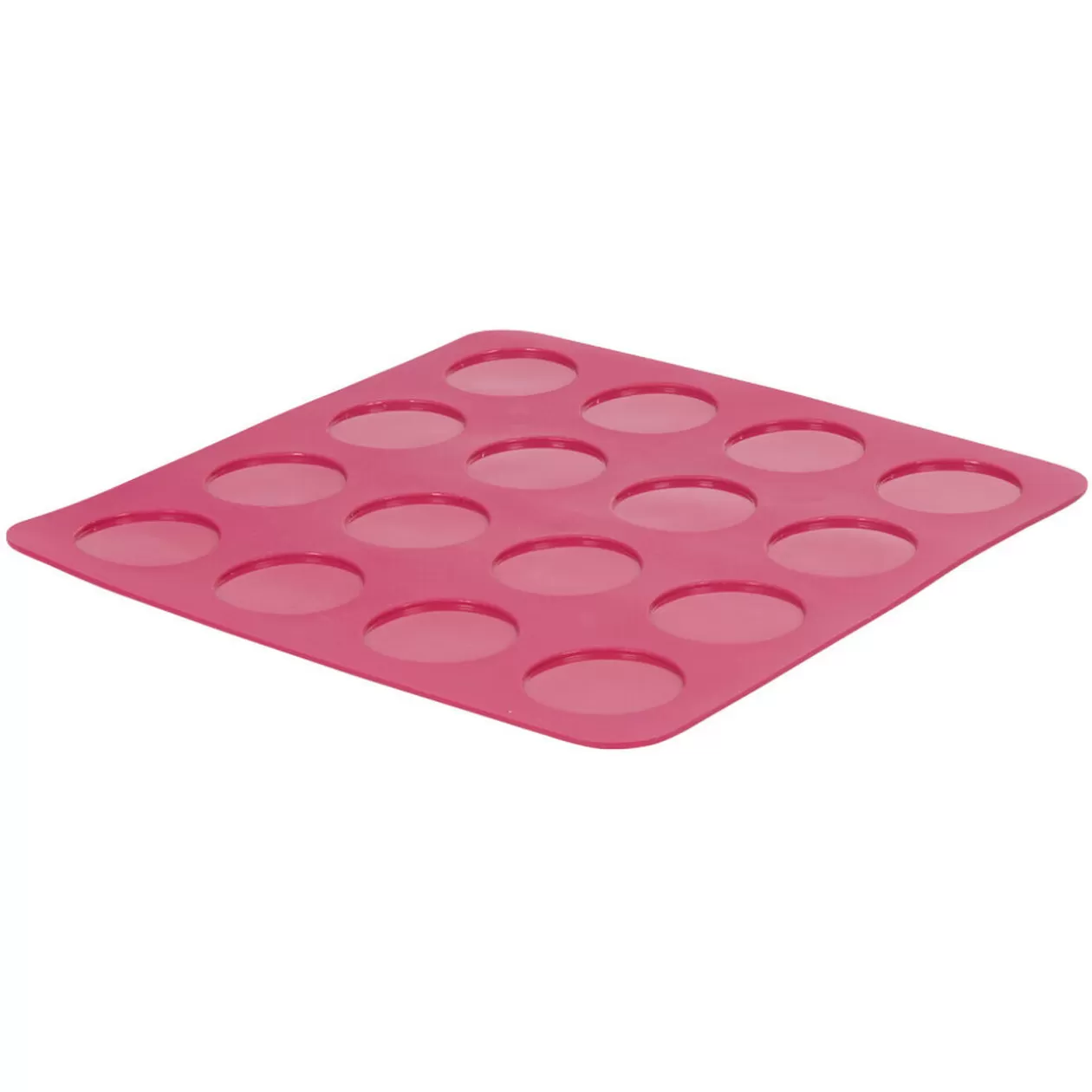 Gifi Plaque silicone 16 macarons rose< Cuisson