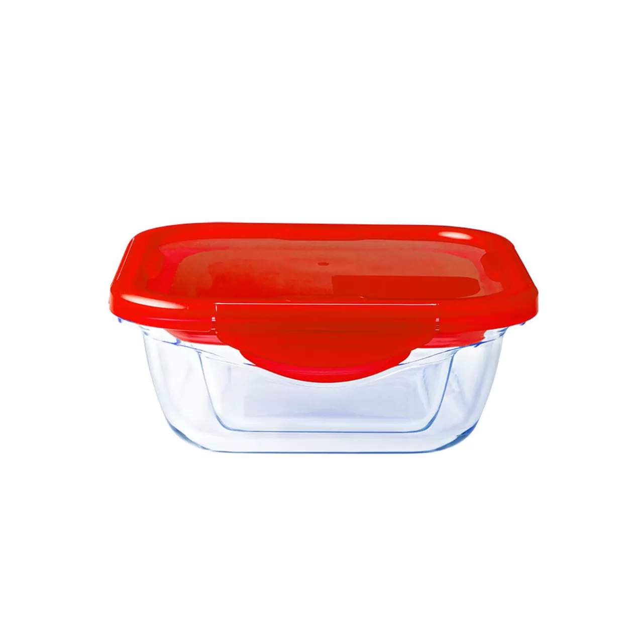 Gifi Plat à four avec couvercle hermétique Ô Cuisine 21x21 cm< Conservation Alimentaire