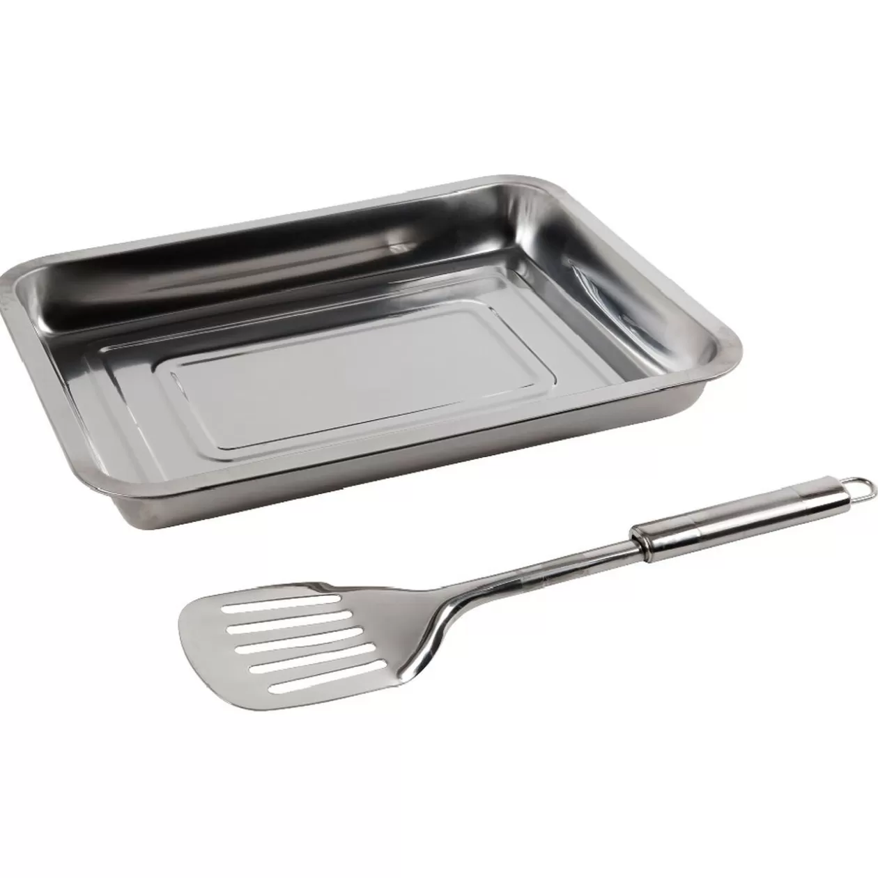 Gifi Plat à four avec spatule en inox 4,8L< Cuisson