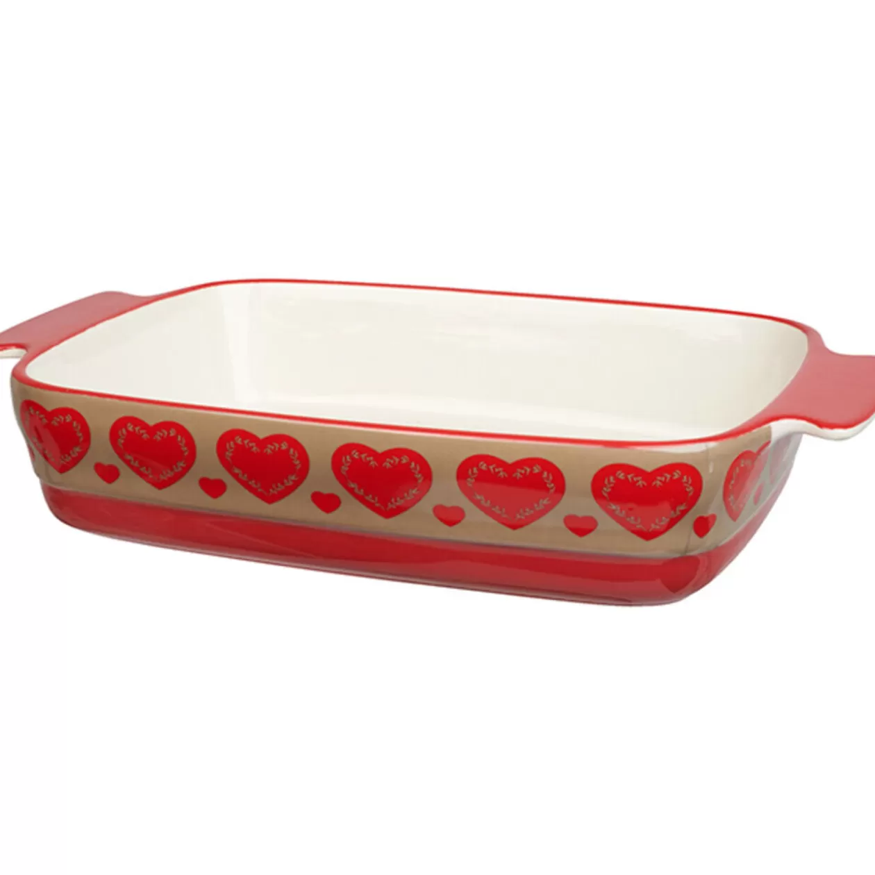 Gifi Plat à four design coeur rouge< Cuisson