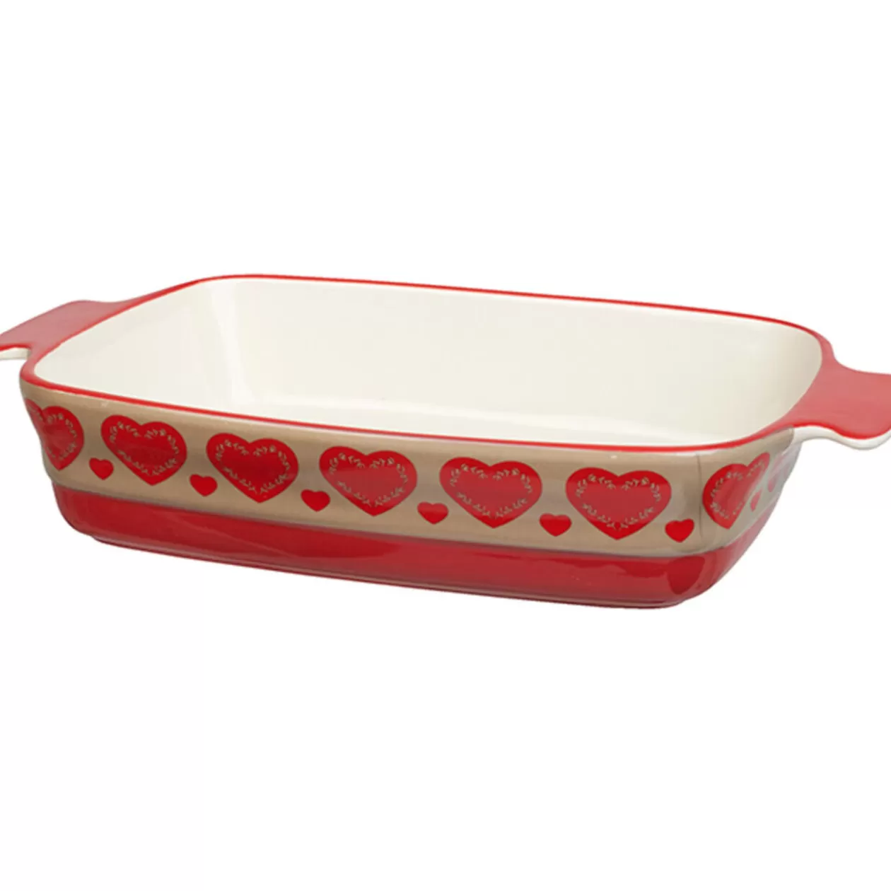 Gifi Plat à four design coeur rouge< Cuisson