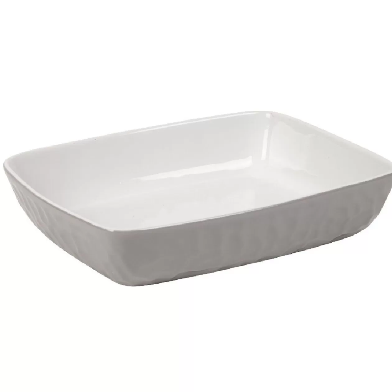 Gifi Plat à four martelé gris blanc< Cuisson