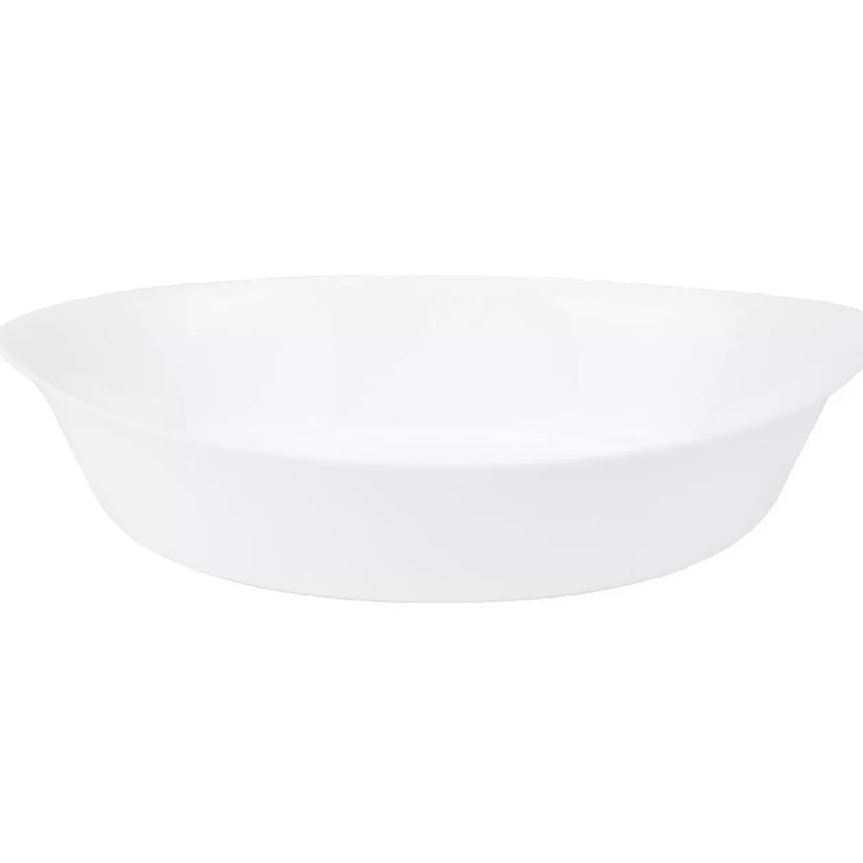 Gifi Plat à four ovale Luminarc verre blanc 32 cm< Cuisson