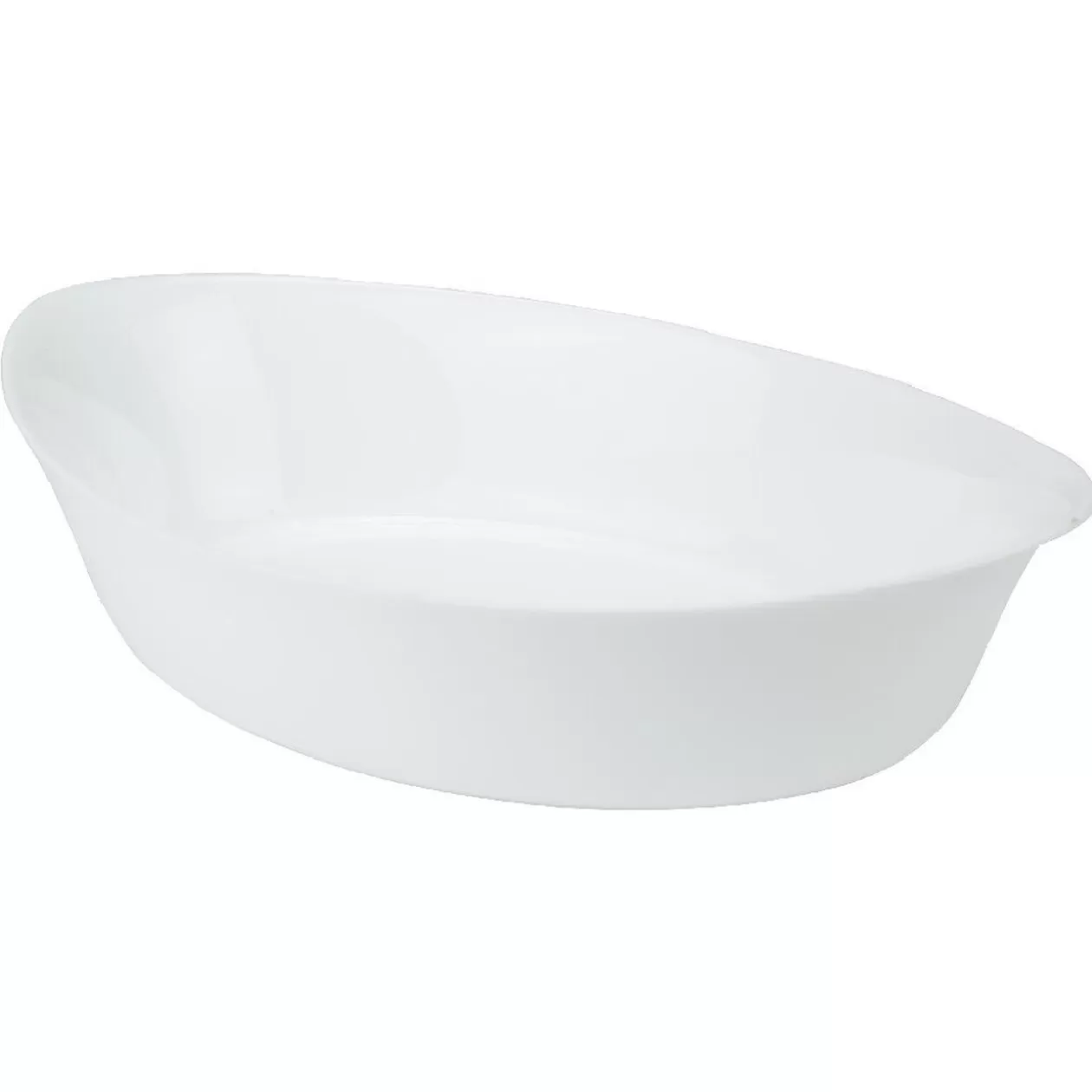 Gifi Plat à four ovale Luminarc verre blanc 32 cm< Cuisson