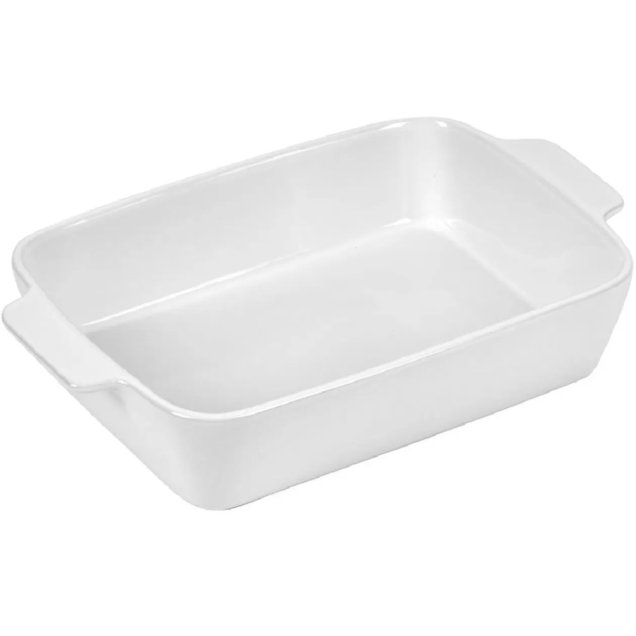 Gifi Plat à four rectangulaire avec poignées gris et blanc< Cuisson