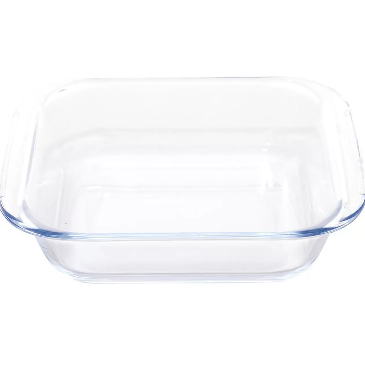 Gifi Plat à four rectangulaire en verre 19,6x17xH4,6cm< Cuisson