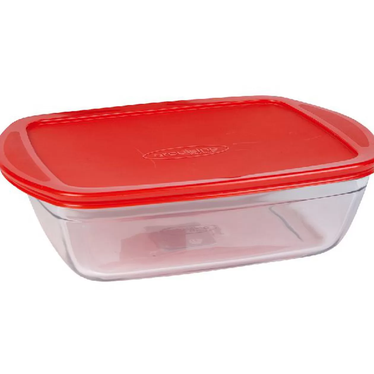 Gifi Plat à four rectangulaire en verre avec couvercle< Cuisson