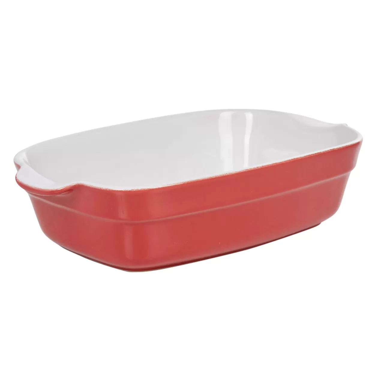 Gifi Plat à four rectangulaire rouge blanc< Cuisson
