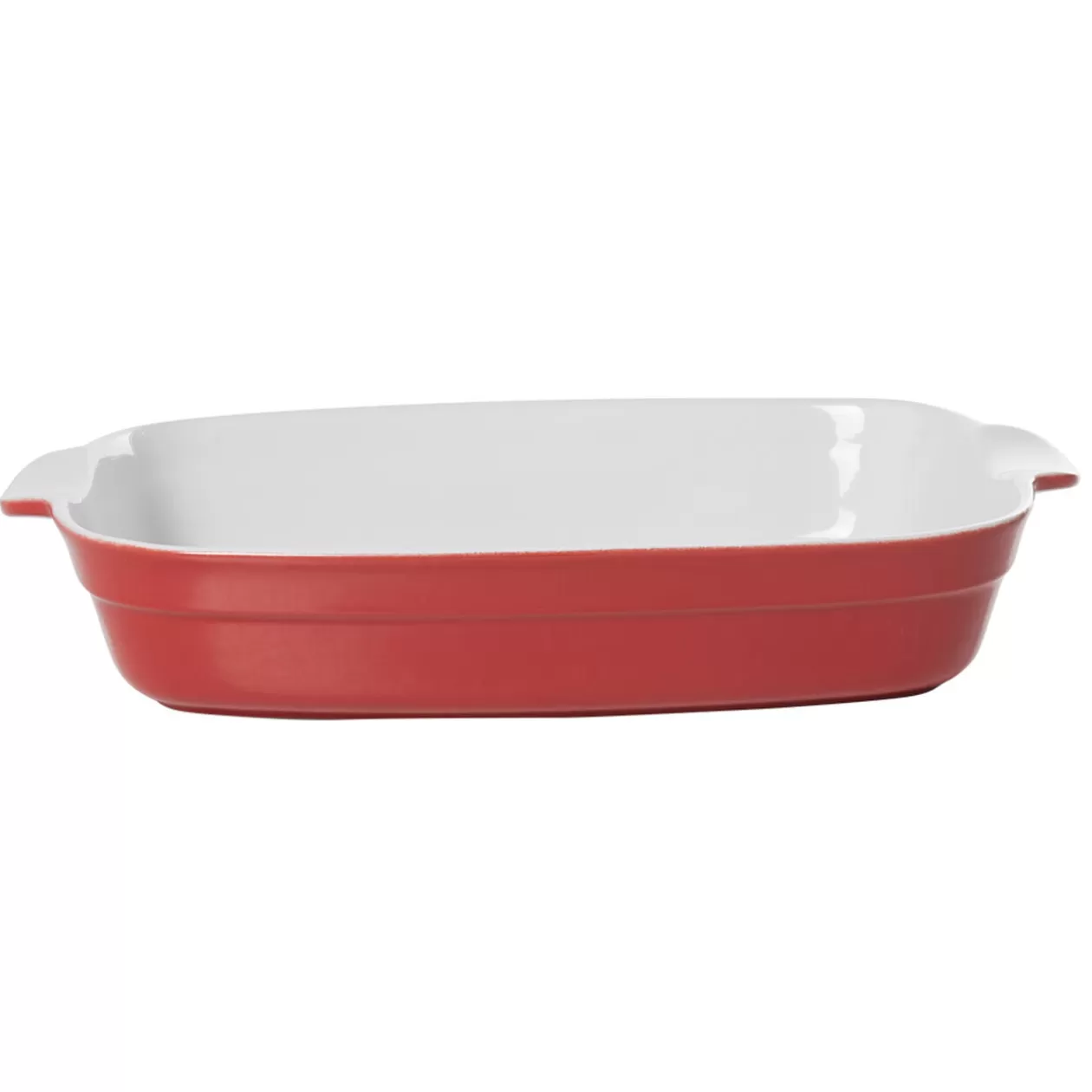 Gifi Plat à four rectangulaire rouge blanc grand format< Cuisson