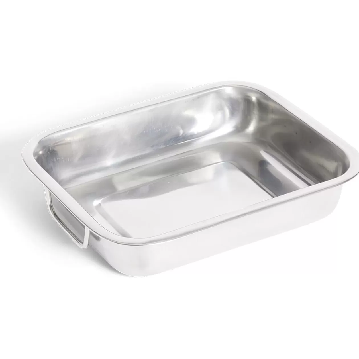 Gifi Plat à lasagnes en inox 27x19,5xH6,5cm< Cuisson