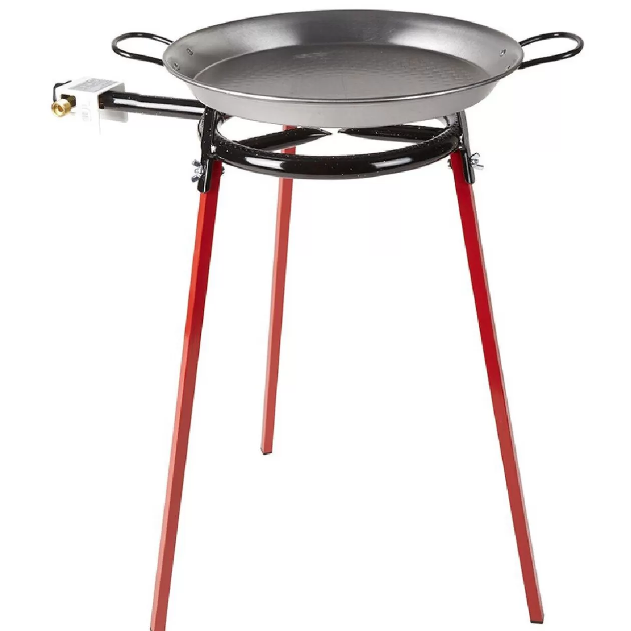 Gifi Plat à paella ø 40 cm avec réchaud gaz et trépied H66 cm< Cuisson