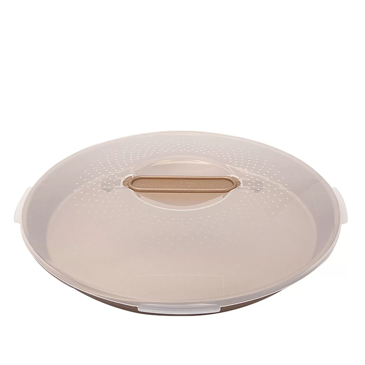 Gifi Plat à tarte anti adhérent couvercle de transport Ø30xH6cm< Cuisson
